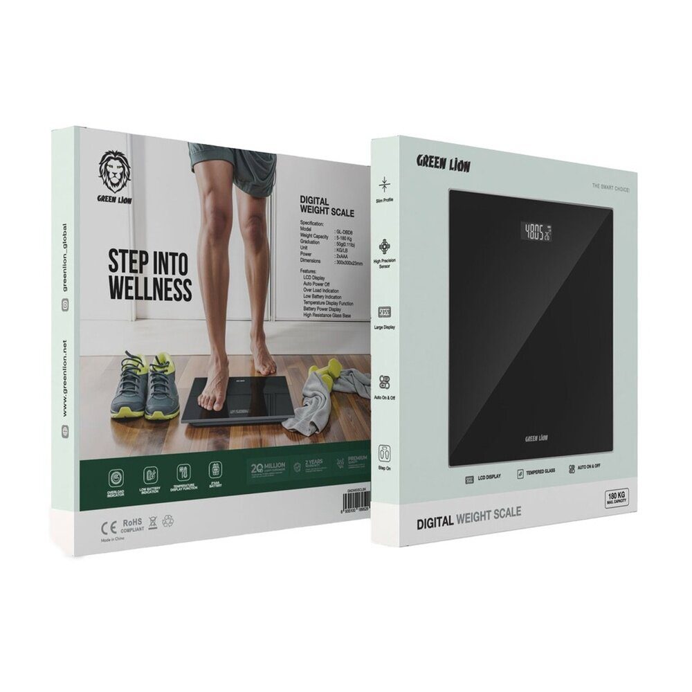 Green Lion Digital Weight Scale – Black