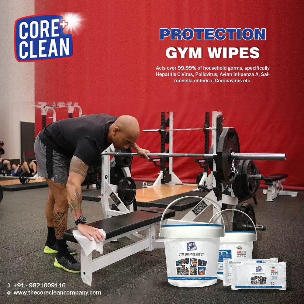 Core Clean Gym Wipes Canister-00