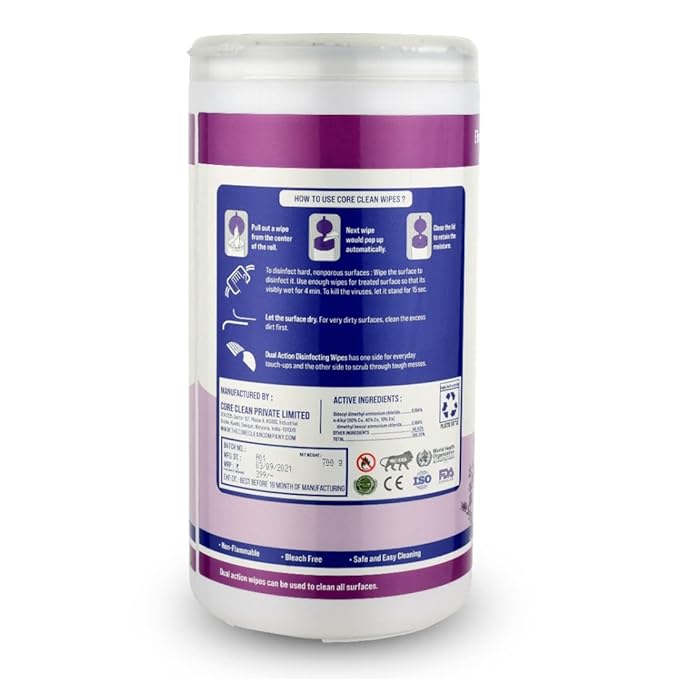 Core Clean Surface Wipes-Lavender-00