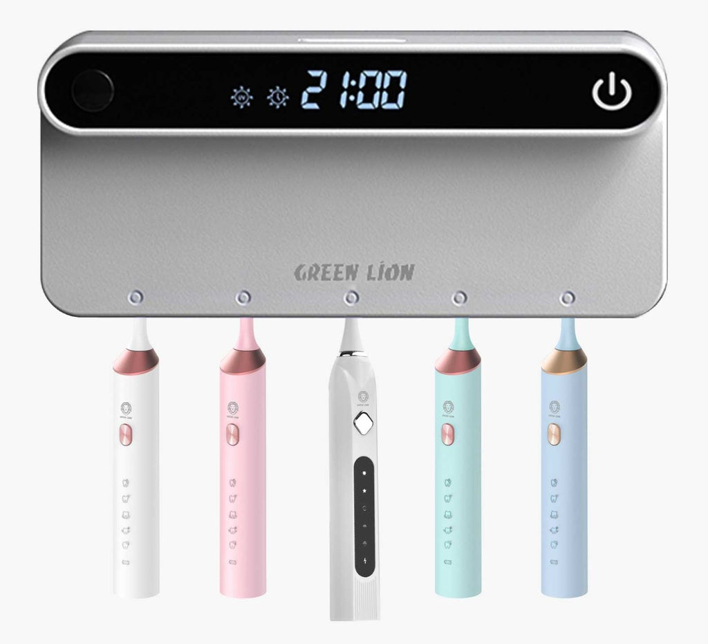 Green Lion Smart Toothbrush Sterilizer – Advanced UV-C Protection for a Healthier Smile