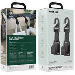 Green Lion Car Headrest Hook Organizer - Black