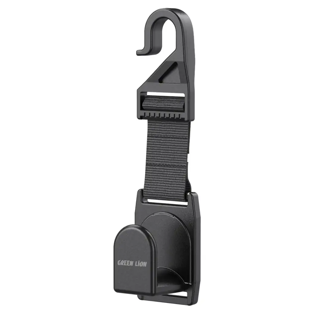 Green Lion Car Headrest Hook Organizer - Blck
