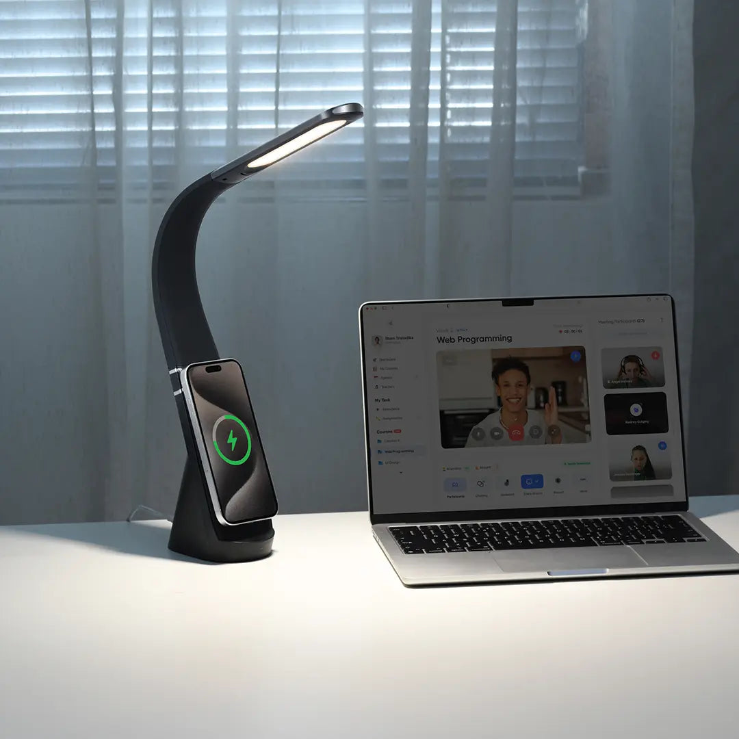 Green Lion Mag LED Desk Lamp - Black