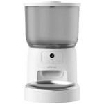 Green Lion Smart Pet Feeder with Stainless Steel Bowl - white