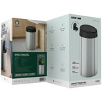 Green Lion Smart Trash Bin with 15L Capacity & Stainless Steel Material - Silver