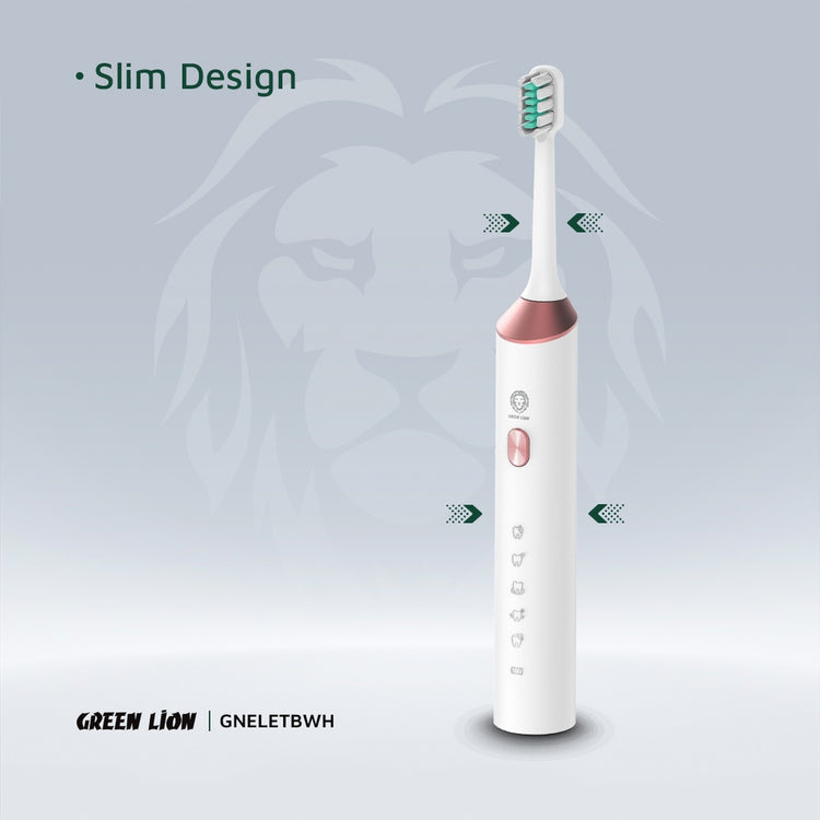Green lion electric toothbrush-white