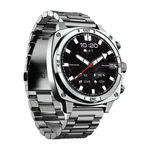 Porodo Chrono Steel Smart Watch - Silver