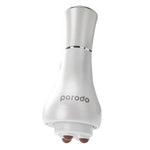 Porodo Lifestyle Natural Bian Stone Handhold Abdominal Massager With Red Hot Compress White