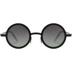 Porodo Lifestyle Geneva Round Frame Sunglasses - Black