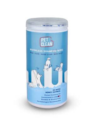 Pets Waterless Shampoo Wipes 