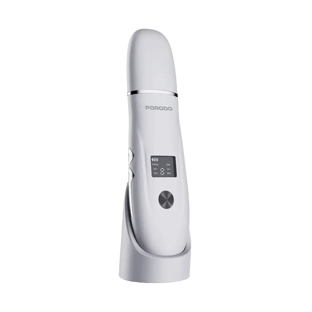 Porodo EMS LCD Screen Skin Scrubber - White