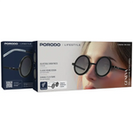 Porodo Lifestyle Geneva Round Frame Sunglasses - Black