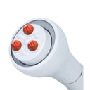 Porodo Lifestyle Natural Bian Stone Handhold Abdominal Massager With Red Hot Compress White