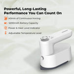 Porodo Lifestyle Heatpulse Portable Steam Iron - White