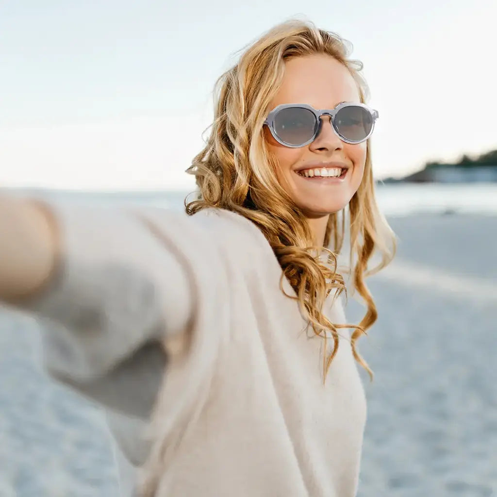 Porodo Lifestyle Montago Polarized Lens Sunglasses - Silver