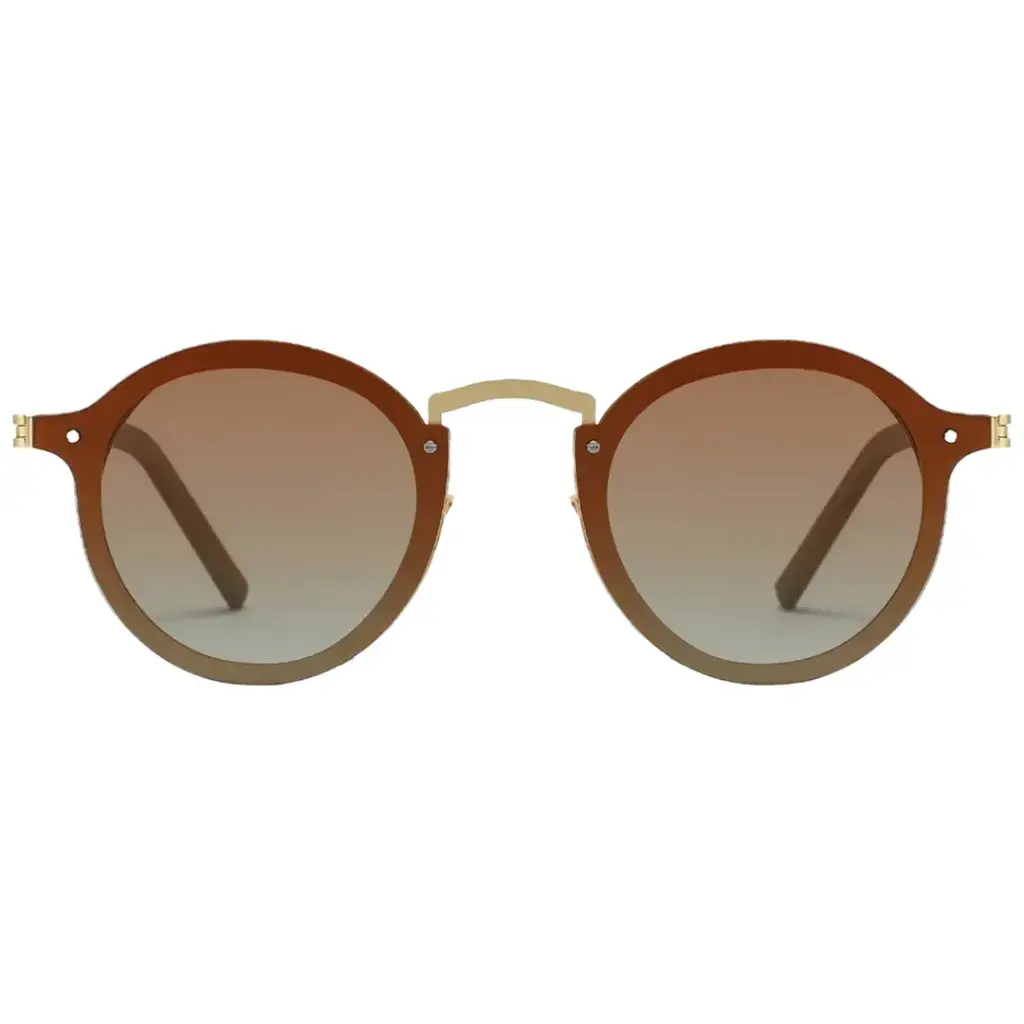 Porodo Lifestyle Riviera Round Frame Sunglasses - GD