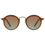 Porodo Lifestyle Riviera Round Frame Sunglasses - Gold
