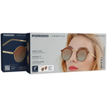 Porodo Lifestyle Riviera Round Frame Sunglasses - Gold