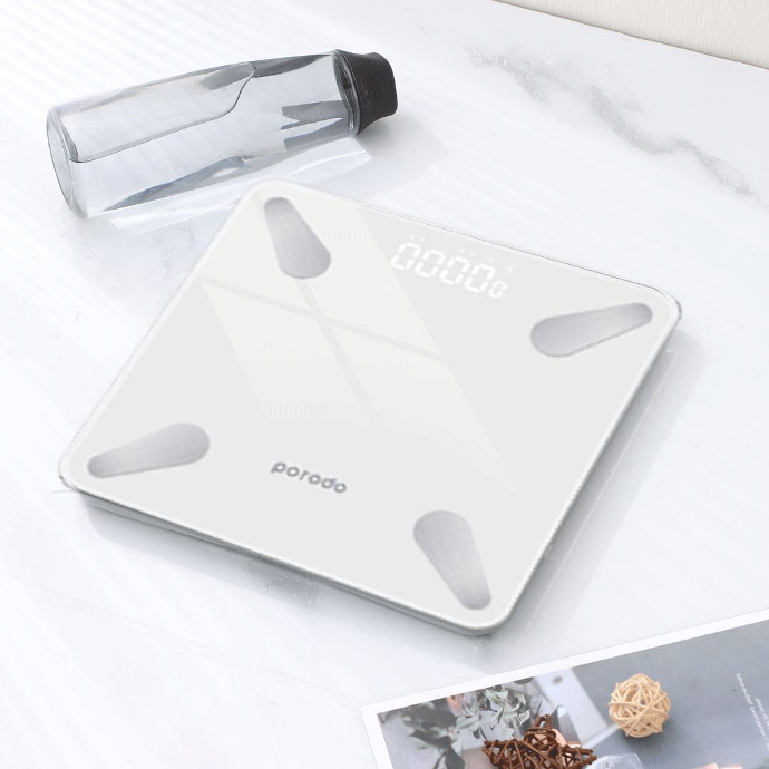 Porodo Lifestyle Smart Body Scale-white