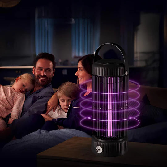 Porodo Lifestyle Electric Insect Killer Lamp 2000mAh Type-C - Black