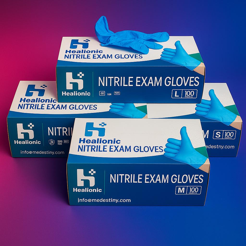 Healionic Nitrile Gloves Powder-Free