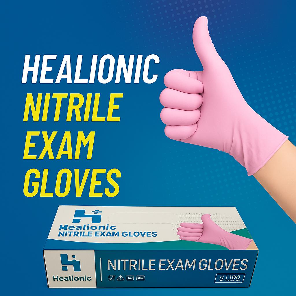 Healionic Nitrile Gloves Powder-Free