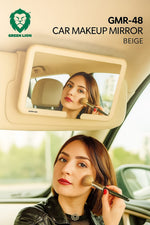 Green Lion GMR-48 Car Makeup Mirror - Biege