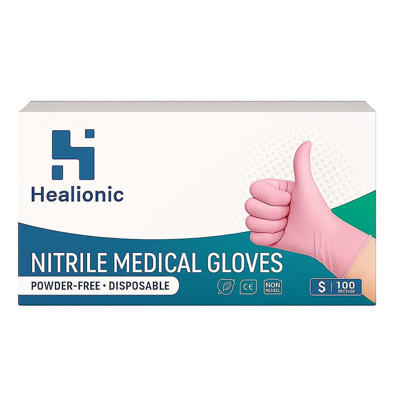 Healionic Nitrile Medical Gloves Powder-Free Disposable