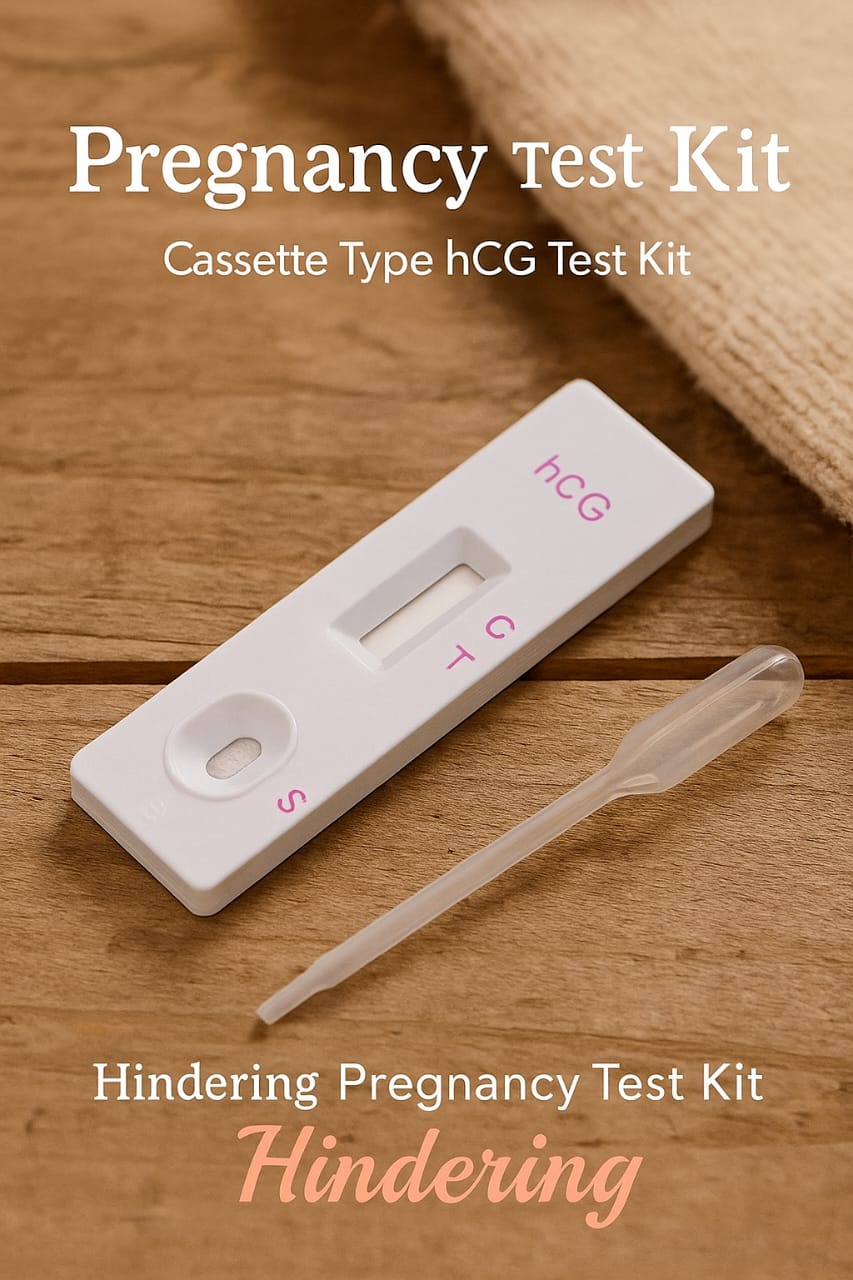 Hindering Pregnancy Test Kit Cassette Type HCG Test Kit Brand: Hindering