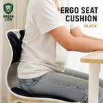 Green Lion Ergo Seat Cushion - Black