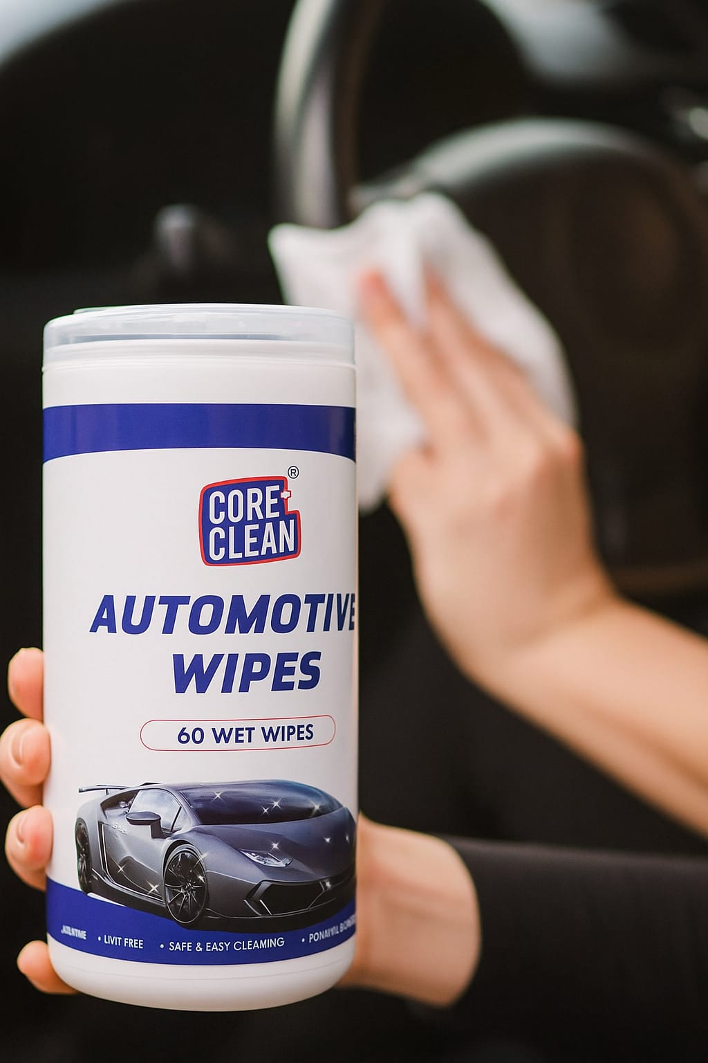 Core Clean Automotive Wipes