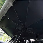 Green lion Car Windshield Umbrella black