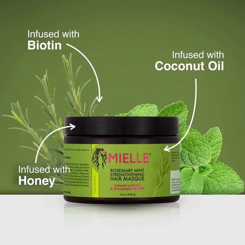 MIELLE ROSEMARY MINT HAIR MASQUE 340GM